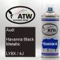 Preview: Audi, Havanna Black Metallic, LY8X / 4J: 400ml Sprühdose, von ATW Autoteile West.